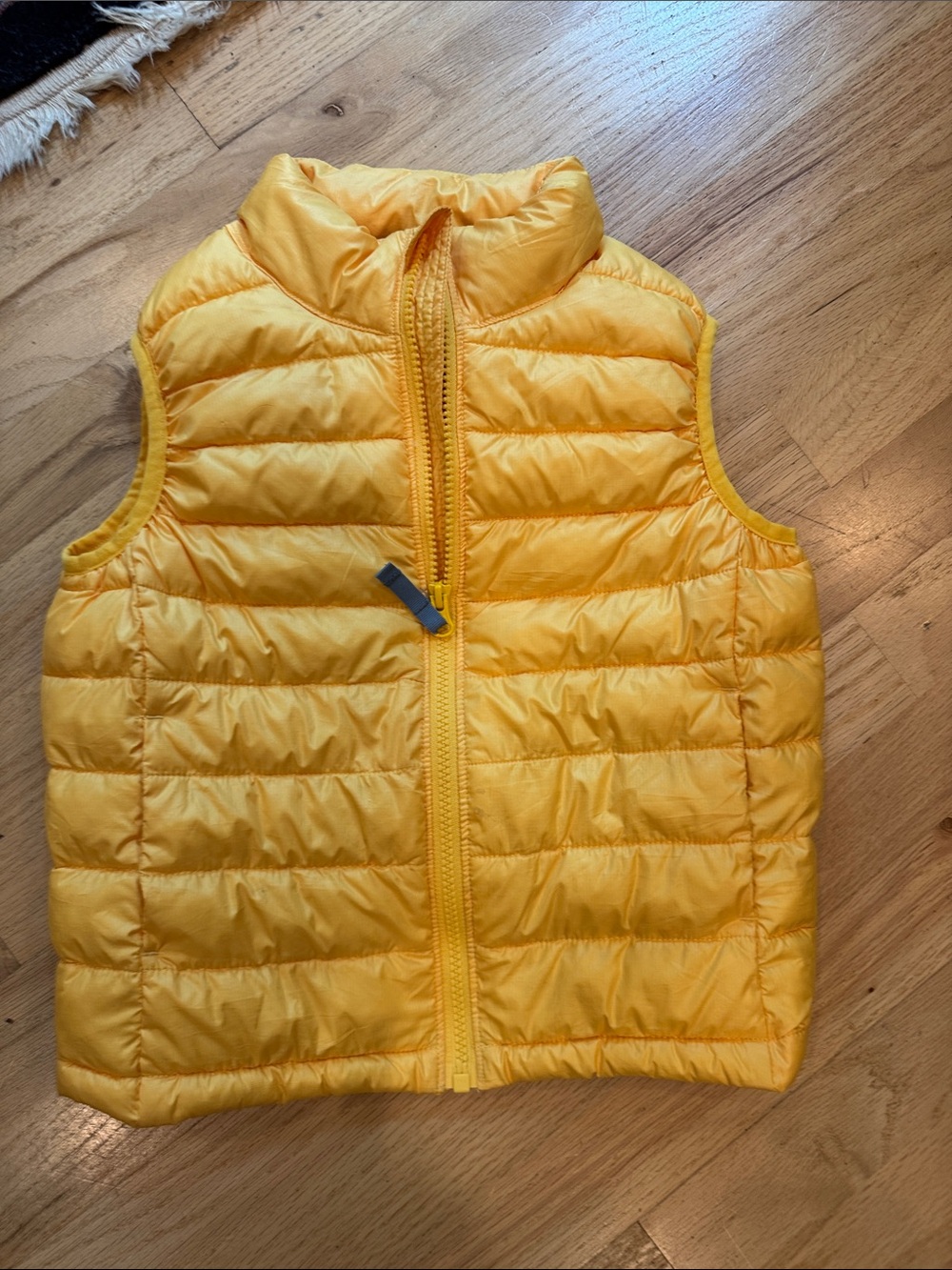 Kids Yellow Quilted vest